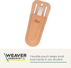 Weaver Leather Arborist Shaped Pruner Pouch, Tan