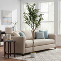 Garvee 4.9 ft Tall Artificial Olive Tree, Potted Fake Olive Plant with Lifelike Leaves & 22 Fruits, Decorative Evergreen Faux Plant Trees for Home Indoor Outdoor Living Room Office