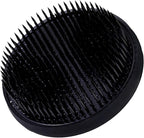 Wazakura Japanese Ikebana Kenzan Flower Holder 89mm (3.5"), Made in Japan, Round Large - Black