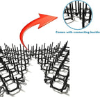 Agatige 12PCS Cat Deterrent Mat, 6 X 8 in PP Scat Mat Cat Spikes Blocker for Keeping Away Pet Dogs Protecting Plants