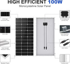 ECO-WORTHY 12V DC Solar Well Pump Kit – 200W Solar Panel Included, Submersible Water Pump, Portable Well Pump for Off-Grid Areas, Deep Wells, Irrigation, Water Tank Filling