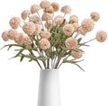 Fake Flowers, 10 Pack Bundles 50 Blossoms Artificial Flowers Perfect for Living Room Decor, Elegant Table Centerpieces & Modern Room Decor Aesthetic, Pink