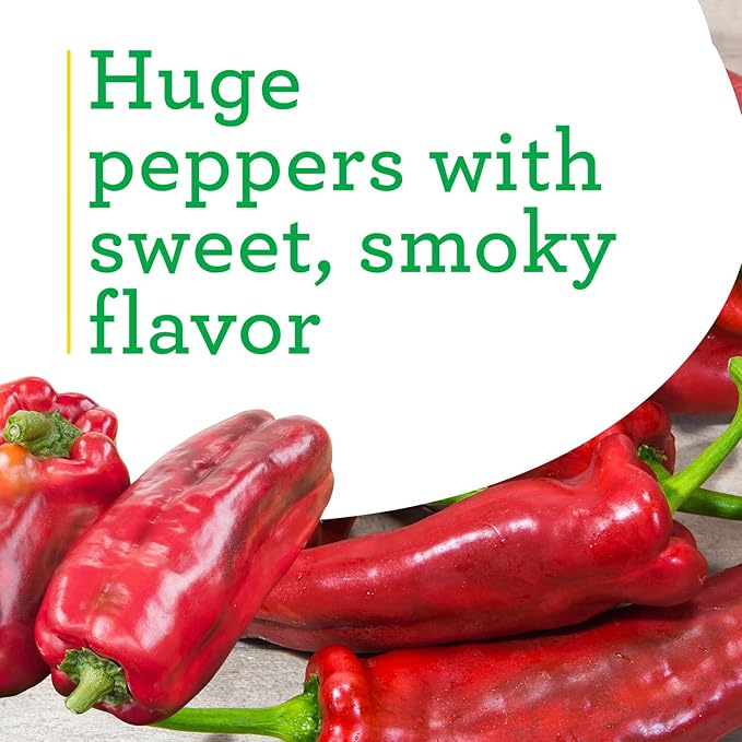 Bonnie Plants Giant Marconi Pepper, 19.3 oz., 4-Pack, Live Plants