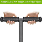 Dolibest Lawn Coring Aerator, Manual Grass Aerating Tool with Stainless Steel Soil Core Storage Tray, 4 Stainless Steel Corer Plug Aerator Tool, Garden Tool & Clean Hand Tool, Improve Lawn Health