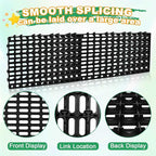4 Pack Heavy Duty Fountain Basin Grate, 32"x 16" Pondless Waterfall Kit, Water Grid for Raised Beds, Rectangular Hide Reservoir Grates for Indoor & Outdoor Ponds, Waterfall Fountains, Water Gardens