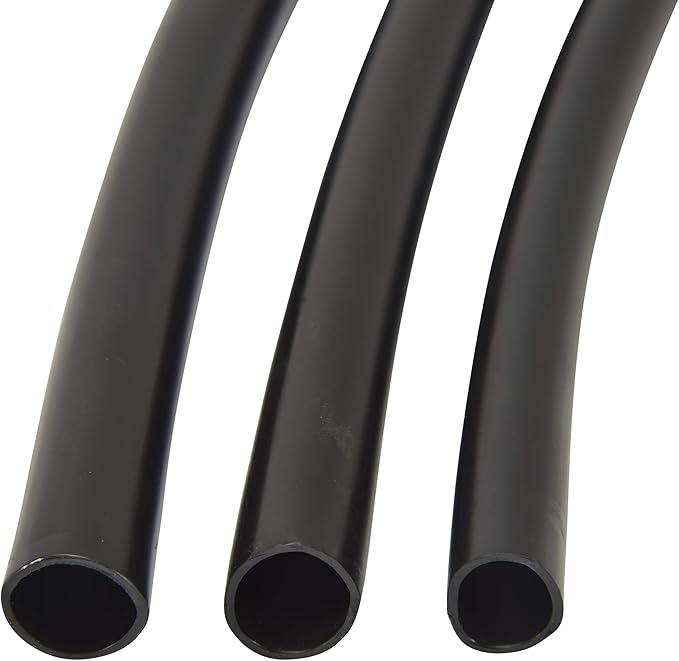 Raindrip 052020P 1/2-Inch Drip Irrigation Water Supply Tubing, For Garden Irrigation Drippers, Emitters, and Systems, Black Polyethylene