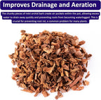SuperMoss (23108) Orchid Potting Bark, 100% Natural White Fir Bark, 1/4", 80.75 Cu. in.