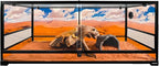 REPTI ZOO Reptile Tempered Glass Extra-Long Terrarium Habitats 48" x 18" x 18" Reptile Amphibians Large Enclosure for Snake/Bearded Dragon/Lizard ect.