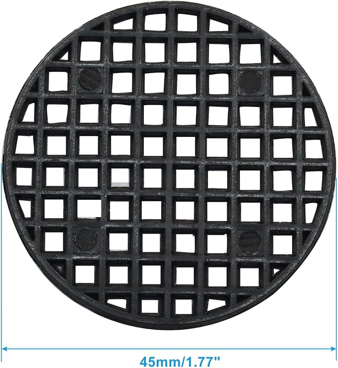 150 Pcs 45mm Plant Pot Mesh Hole Covers Pads, Flower Pot Hole Mesh Pads Plastic Bottom Grid Mat Round Meshs Screen Pot Bottom Gasket Bonsai Drainage Screen