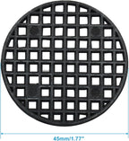 100 Pcs 45mm Plant Pot Mesh Hole Covers Pads, Flower Pot Hole Mesh Pads Plastic Bottom Grid Mat Round Meshs Screen Pot Bottom Gasket Bonsai Drainage Screen
