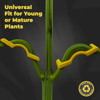 BudClips for Optimal Plant Growth | Universal Size LST Clips | Durable Plant Support Clips to Bend or Interlock Stems for Abundant Harvest | Gardening at Any Growth Stage (Yellow, 20pk)