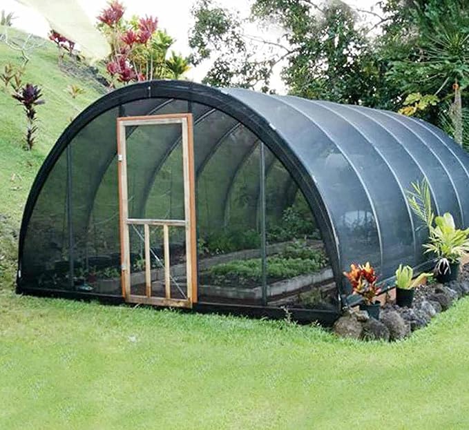 Sun Shades for Garden 2m by 2m Shading Net 90% Mesh Breathable Shade Cloth Sunscreen Heat-Insulating Shade for Balconies/greenhouses, Customizable Sizes,black-5x7m