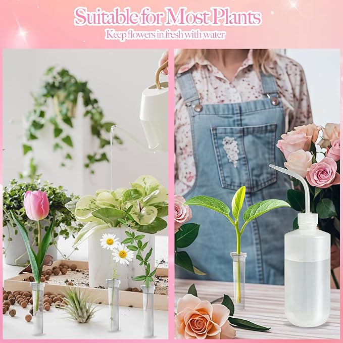 50 pcs Floral Water Tubes with 250ml Watering Can