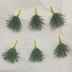 Artificial Air Plants Look Real Succulants Plants Faux Greenery Plants Bromeliads for Garden Home Office Decoration (Green Mini Small Air Plants Artificial)