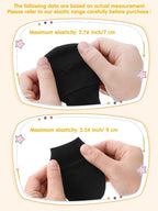 Geyoga 12 Pieces Newborn Hat Mittens Gloves Set Baby Boys Girls Cotton Baby Beanie for 0-12 Months