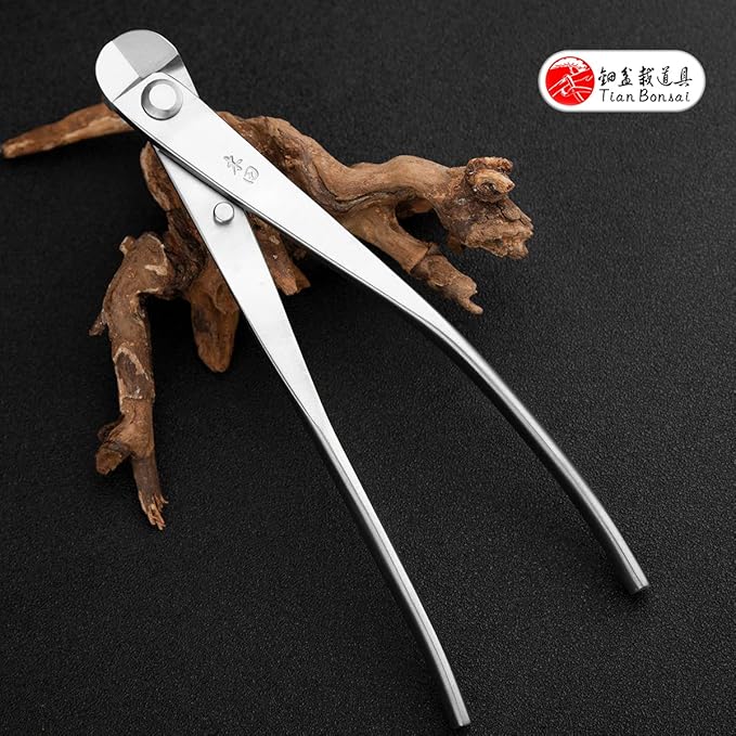 tianbonsai Professional Grade Wire Cutter Bonsai Tools 4Cr13MoV Alloy Steel 205 Mm