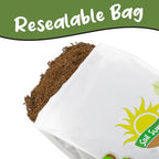 Soil Sunrise Terrarium Potting Soil Mix (4 Quarts) w/Blended Filtering Charcoal Custom Made for Terrariums