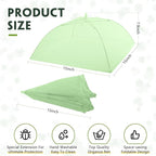 Sawysine 4 Pack Mesh Plant Cover Reusable Screen Cloche Dome Plant Protector Tent Collapsible Umbrella for Outdoor Garden Greenhouse Vegetable Flowers Strawberry from Animals(15 x 15 Inch,Green)
