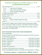 Espoma Organic Garden-Tone 3-4-4 Organic Fertilizer for Cool & Warm Season Vegetables and Herbs. Grow an Abundant Harvest of Nutritious and Flavorful Vegetables – 4 lb. Bag.