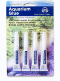 Aquarium Glue Clear for Plants Corals aquascaping Instant Aquarium Safe (4pcs Pack)