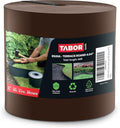 TABOR TOOLS 60 Ft Terrace Board, 5 Inch High, 0.04" Inch Thin, Landscape Edging Coil, Grass Barrier, Bender Board, Garden Liner, ES25. (Brown)