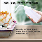 Watering Can Indoor Plants, Small Watering Can 34oz Long Spout Watering Can for Indoor House Plants Outdoor Garden Flowers w Spray Bottle, Squeeze Bottle