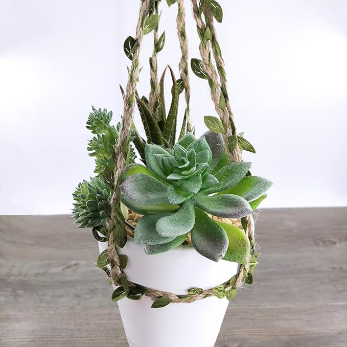 Supla 5 Pcs Assorted Artificial Succulents Plants Unpotted Small Green Cactus Echeveria Picks Fake Succulents Bulk for Succulent Garden Centerpiece Wreath Floral Arrangement Indoor Outdoor Home Décor