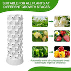 Hydroponic Tower, 14-Layer Hydroponics Growing System Kit with 70 Slots, Vertical Garden System with 20L Water Tank and Pump for Indoor Outdoor Home, Balcony & Patio (80 Slots)