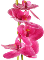 Gadpiparty Artificial Butterfly Orchid Potted Plant Purple Tabletop Artificial Flower Bonsai Home Décor Indoor Simulated Orchid for Office and Living Room