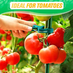 DIMROM Tomato Plant Support Clips – 60 Pcs Reusable Plastic Garden Clips in 2 Sizes for Upright Growth of Vegetables, Flowers & Vines