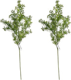 Fake Plants Artificial Plant Simulation Thorn Leaves Shrubs Tall 31 Inch, Faux Persian Flowers Plastic Boston Greenery Bushes Flexible Branches for Indoor Decor Outdoor Wedding Party Decoration 2 Pack