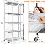 Bstrip Indoor Greenhouse with Grow Light, Mini Green House with 4 Pack T8 Full Spectrum Plant Lights with Timer, Indoor Greenhouse Cabinet for Indoor Plant, Seed Starting, Seed Tray, 29.5"x13.8"x59"