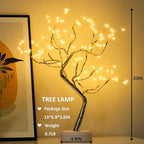 PXBNIUYA 2 Pack Room Decor, 20" 108 LED Tabletop Bonsai Tree Light, DIY Artificial Tree Lamp, Battery/USB Operated, Aesthetic Lamps for Living Bedroom Christmas Home Gifts Decor (Warm White)