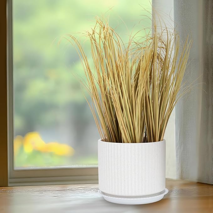Fake Desert Dry Grass, Artificial Plants for Reptile Tank Accessories, Habitat Decor Fit for Bearded Dragon, Crested Gecko, Leopard Lizard, Chameleon, Artificial Outdoor Plants, Terrarium Decor (1)