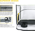 ACover Large Still Air Box Mushroom, Mushroom Grow Bag Kit Mycology Fume Hood Propagation Stations Grow Kit Monotub Kit Mushroom Planting Bag Tent for Spores Horticulture Supplies,31.5x 20.5x 20.5inch