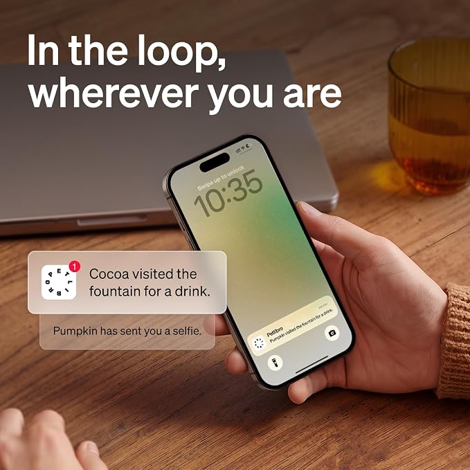 PETLIBRO AI Pet Camera Indoor with Phone App, 360° Auto Tracking Dog Camera for Home Alone Pets, Multi-Pet Recognition, Smart Summaries, AI Activity Detection, 2-Way Audio, Color Night Vision