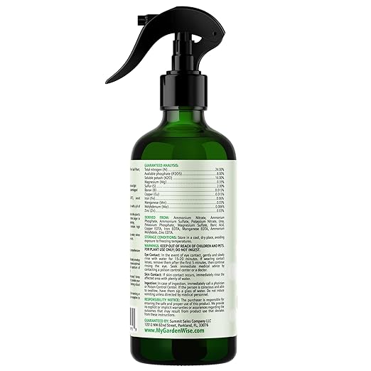 GARDENWISE Peace Lily Foliar Spray - 3-1-2 Plant Fertilizer - Premium Spray for Indoor Plants with Essential Nutrients - Peace Lily Plant Food & Fertilizer - Ready-to-Use (16 OZ)