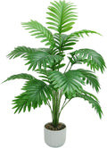 28“ Fake Plant Large Artificial Plam Tree for Indoor Room Decor,Faux Potted Plant for Home Offce Balcony Livingroom Bathroom Bedroom Outdoor Courtyard Decor