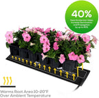 MET Certified Seedling Heat Mat, Seedfactor Waterproof Durable Germination Station Heat Mat, Warm Hydroponic Heating Pad for Indoor Home Gardening Seed Starter(3.5" X 21")