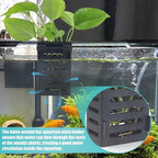 2 Pcs Aquarium Plant Holder, Fish Tank Plant Holder with Hooks and Suction Cups, Aquarium Planter Cups for Emersed Plants, Suitable for Aquatic Plant Cultivation and Water Feature Decoration.