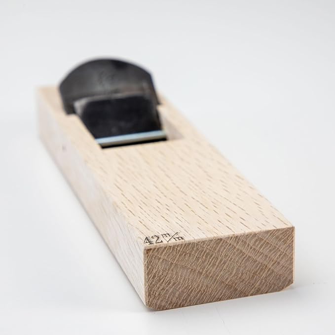 Wazakura Japanese Hand Plane (Kanna) for Smoothing, Woodworking Tool, Made in Japan (42mm)