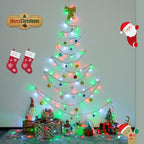 JMEXSUSS 200 LED Red White and Green Christmas Lights Outdoor, 66ft Connectable Twinkle String Lights Plug in, 8 Modes Waterproof Christmas Tree Lights for Outside Indoor Yard Xmas Decoration