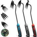 3Pcs Weed Puller Tool Garden Weed Pulling Tool,Portable Garden Weeder Tool,Gardening Weeding Tools for Garden Hand Tools for Vegetable Gardening Backyard Farm Planting & Uprooting Weeding Tool