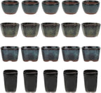 Bonsai Planter 20 pc Mini Glazed Pots Succulent 1.6 Inch