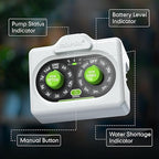 RAINPOINT Easy-Setup Automatic Plant Waterer Indoor for Pot Plant Adjustable Water Output,Battery Powered Outdoor IP54 Waterproof Drip Irrigation System Device Kit Beginner-Friendly Water 10-15 Plants