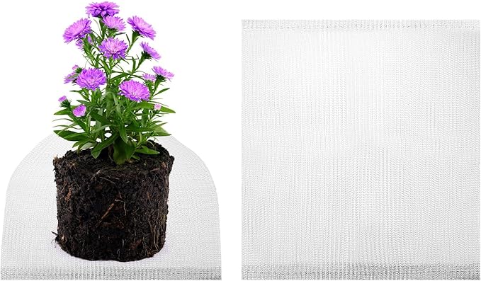 M METERXITY 2-Pack 5 Gallon Plant Root Protector 16x18 Inch, Stainless Stainless Root Guard Baskets Wire Mesh Garden Protection Netting for Tree/Tubers/Crops/Flower/Vegetables/Fruit