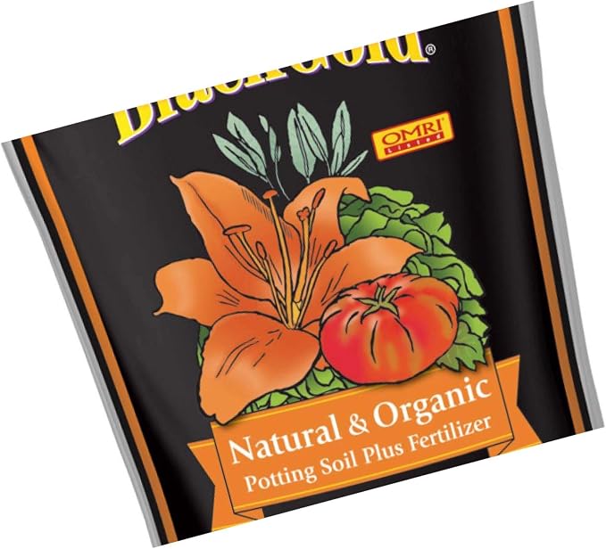 Sun Gro SUGRBG2 13020402 Black Gold Natural and Organic Soil, 2 Cubic Feet, Brown
