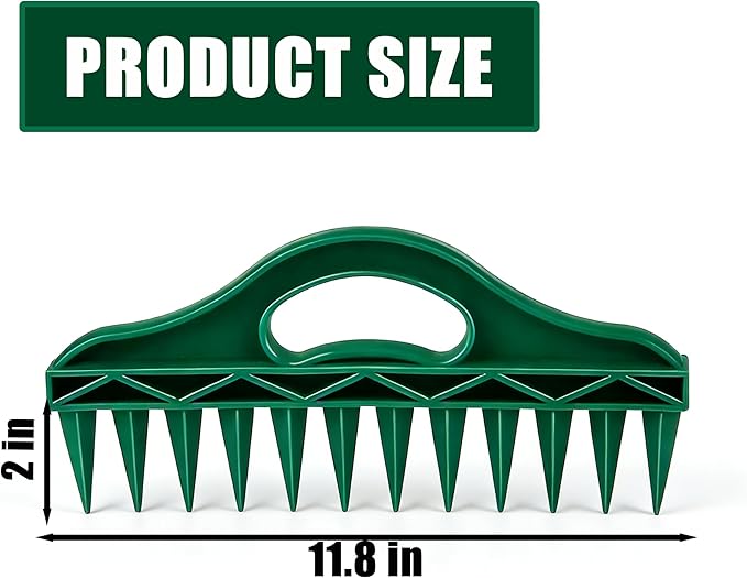 Seed Planter Tool Bulb Planters Dibbler Gardening Tool Seed Spacing Tool Seed Planting Tool for Garden Beds, Raised Beds & Pots | Fixed Spacing, Precise Dibbling for Effortless Seed Planting