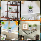 Cute Artificial Succulents Plants in Cement Pots with Hanging Legs - Small Fakeplants Kitchen Shelves Decor, Bathroom Shelf Decoration, Shelf Decoration Accents, Office Wall Decor - Set of 1