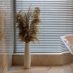 Golden Pampas Grass Decor Tall,Long Dried Pampas Grass for Floor Vase, Natural Pompas Floral, Elegant Feather Flowers for Wedding Living Room Decorations (Natural Gold, 6pcs 43.3"(110cm))